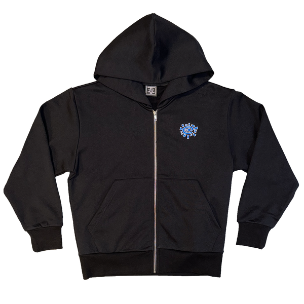 premium zip up hoodie - black – always do what you should do