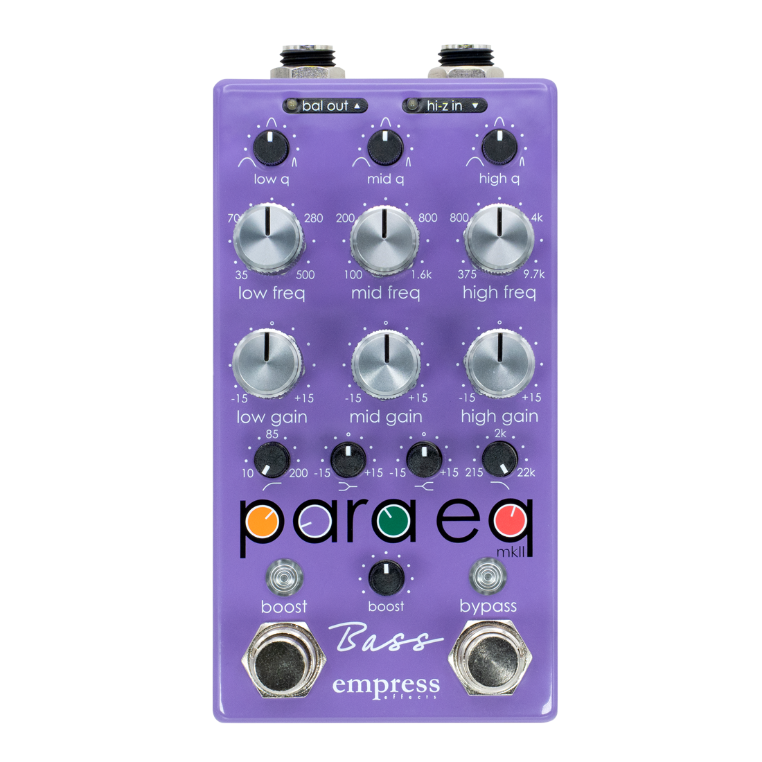 Empress Effects | Bass ParaEQ 製品情報