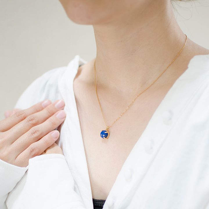 K18 ラピスラズリ ペンダントトップ[商品番号:PN0686] | umu -アム