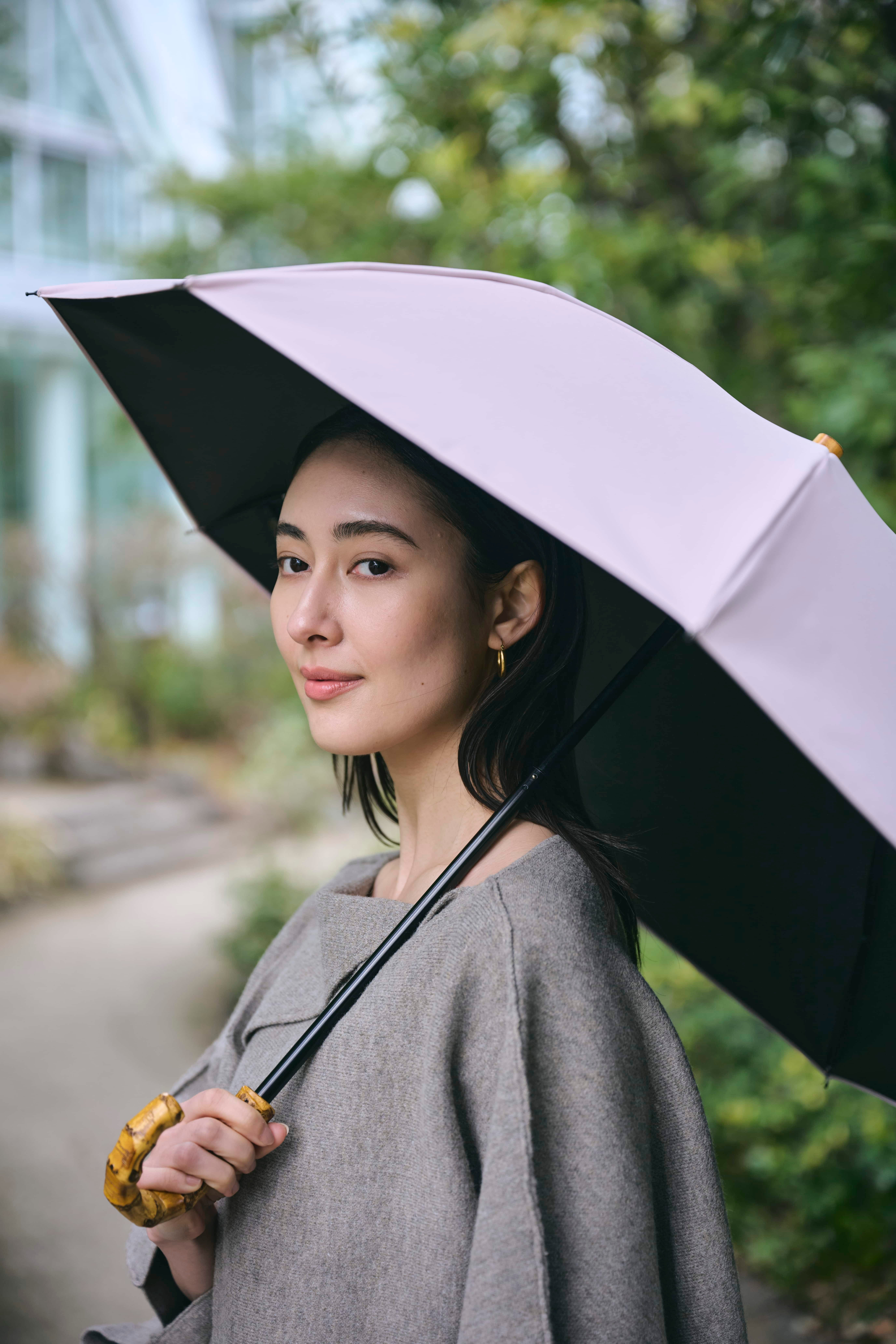 完全遮光100% 2段2WAY 折りたたみ日傘/ワンカラー(50cm)