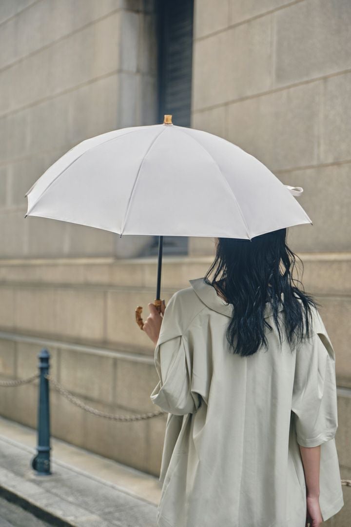 完全遮光100% 2段2WAY 折りたたみ日傘/ワンカラー(50cm)