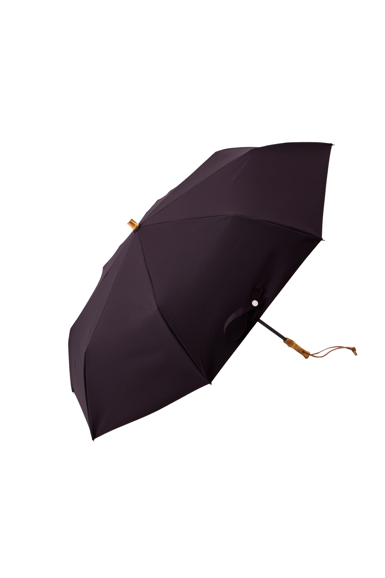 完全遮光100% 3段EASY 折りたたみ日傘/ニュートラル(55cm)