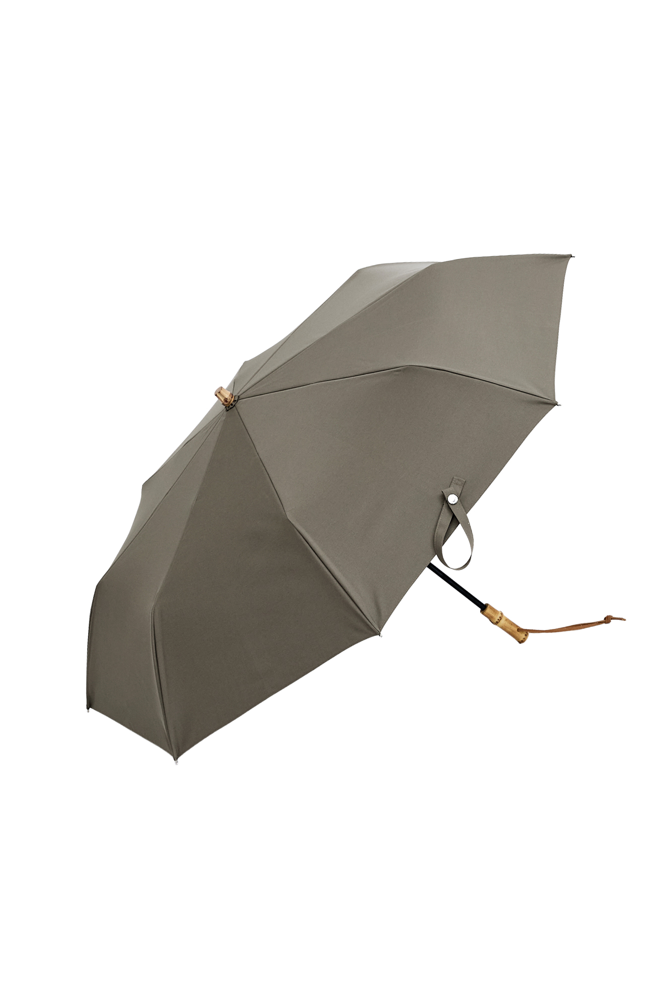 完全遮光100% 3段EASY 折りたたみ日傘/ニュートラル(55cm)