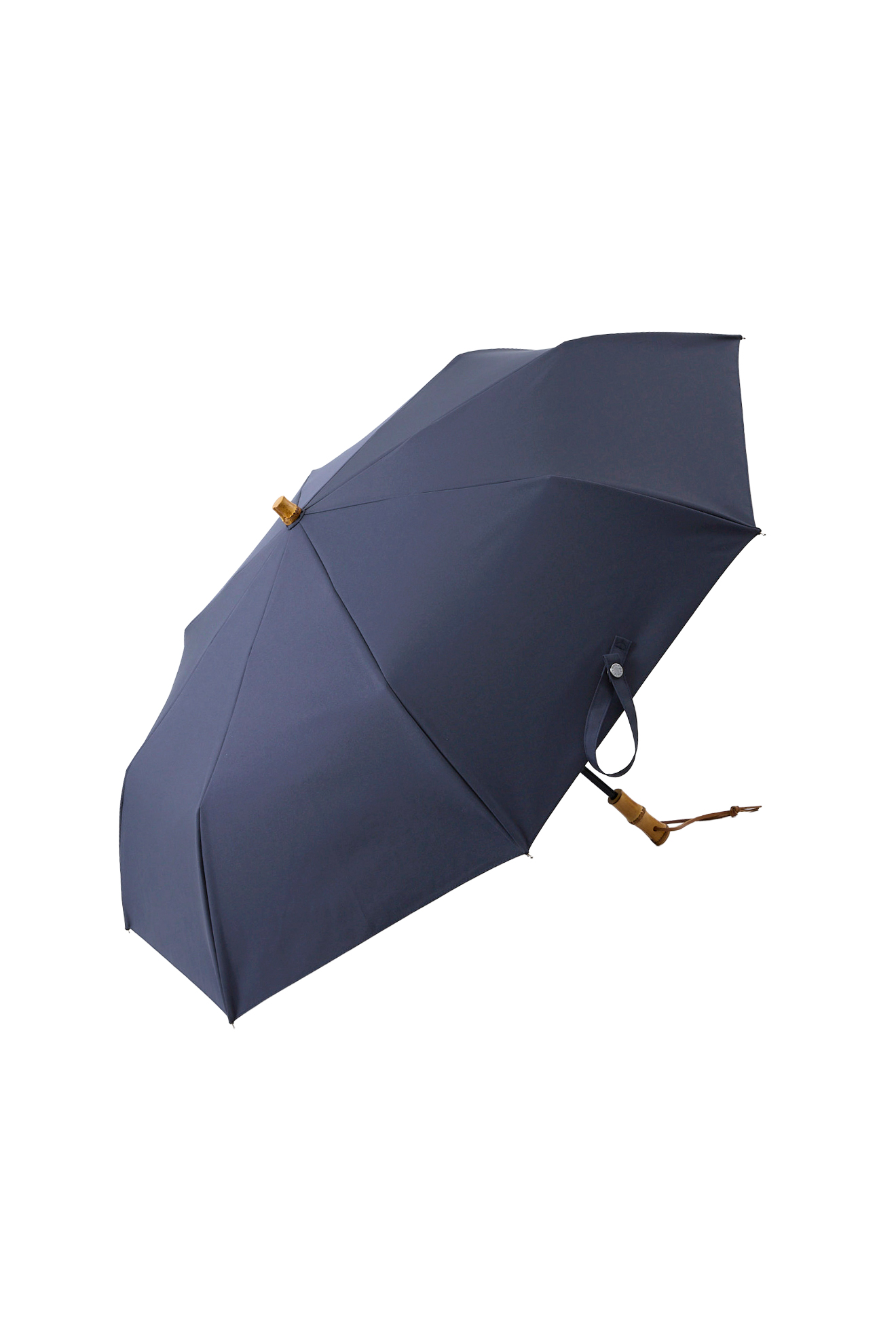 完全遮光100% 3段EASY 折りたたみ日傘/ニュートラル(55cm)