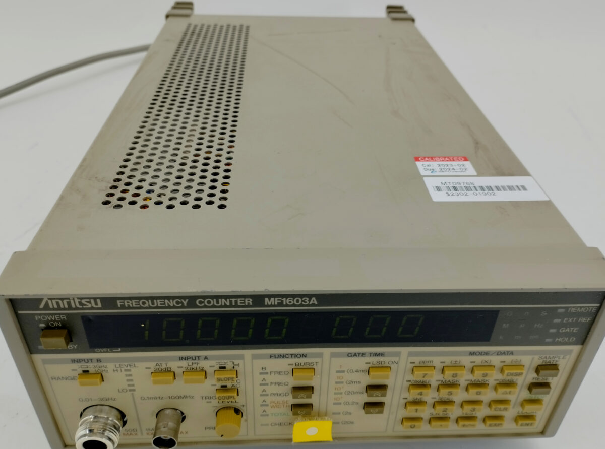 MF1603A 周波数カウンタ Anritsu / アンリツ | 中古研究機器.com