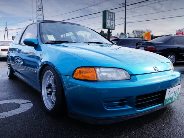 左ハンドル仕上げ公認取得!US純正タヒチアングリーンパール塗装!EG6型