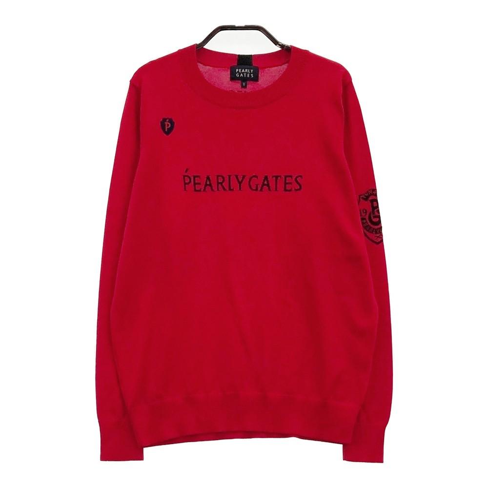 PEARLY GATES パーリーゲイツ 2022年 ニット セーター レッド系 サイズ
