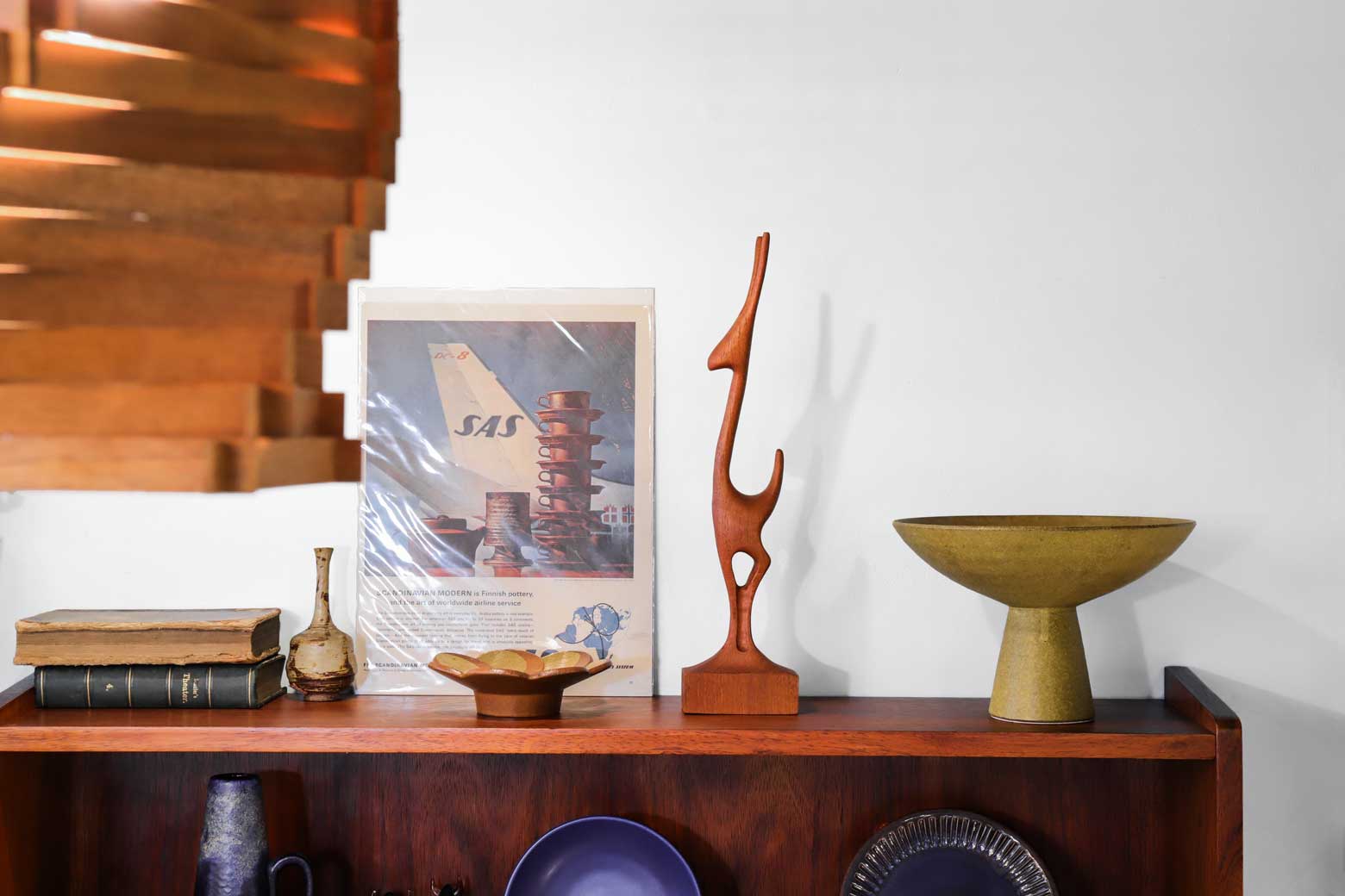 デンマーク ヴィンテージ アルネ・バッセ チーク材 ガゼル 鹿 / Danish