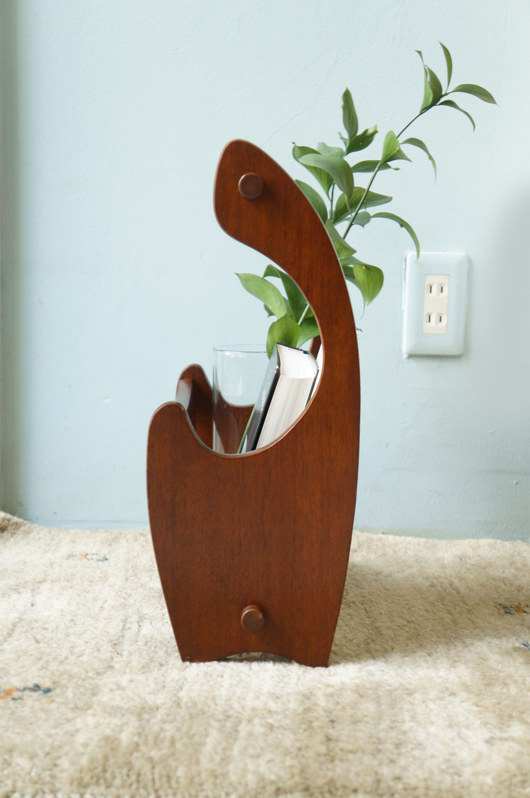 ジャパンヴィンテージ ニチハン マガジンラック 昭和レトロモダン