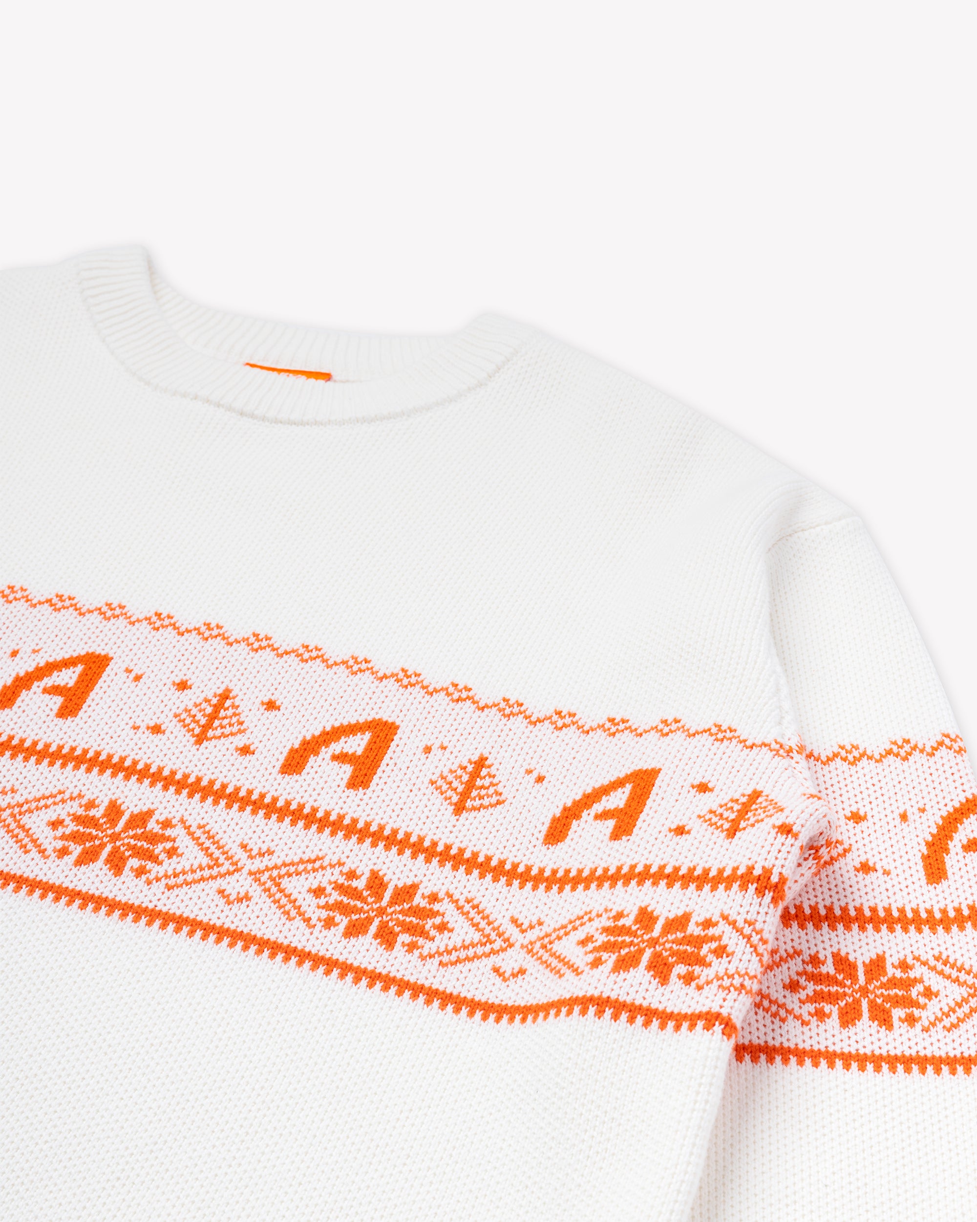 Aperol Fairisle Pattern Knit Sweater