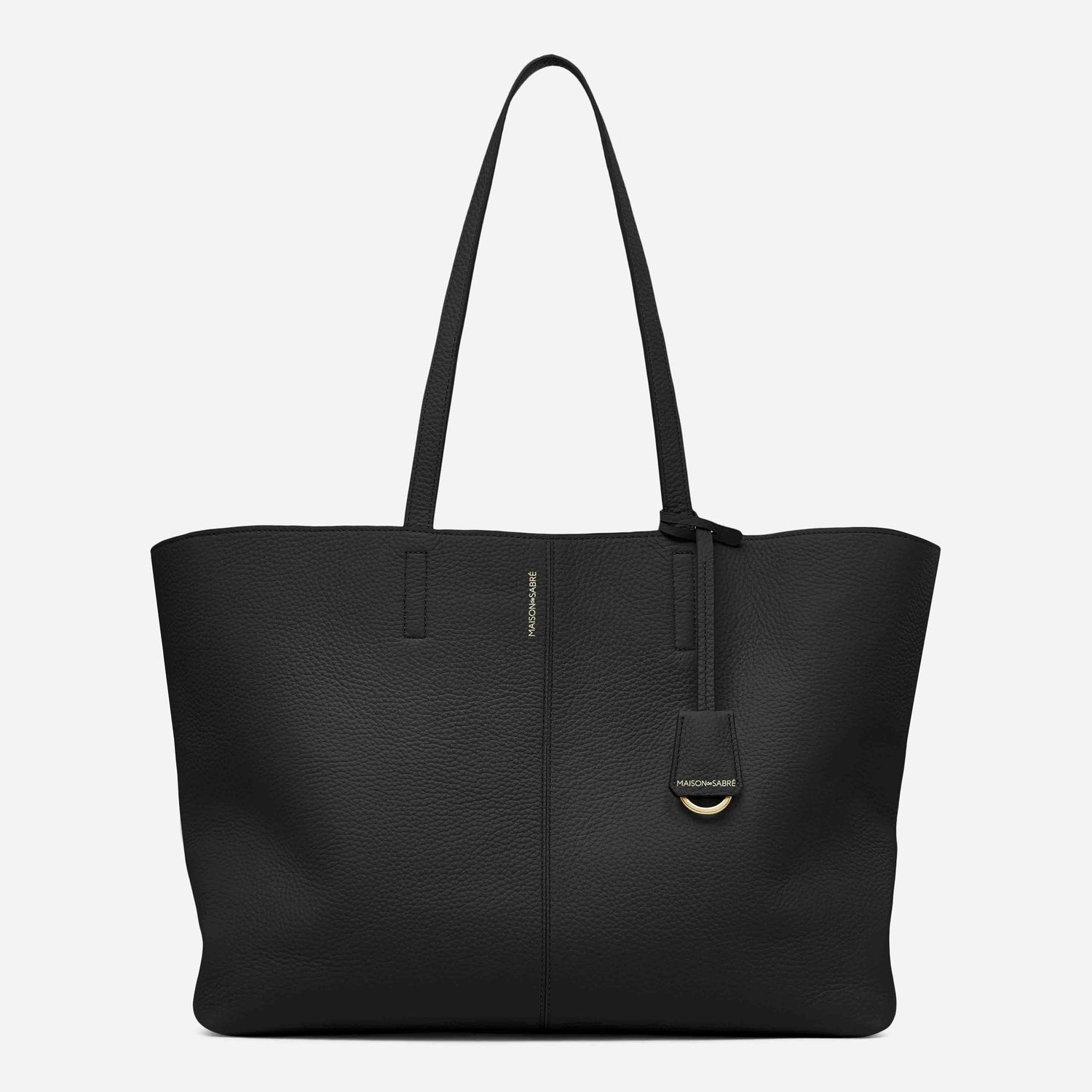 The Zipped Soft Tote - Black Caviar – MAISON de SABRÉ