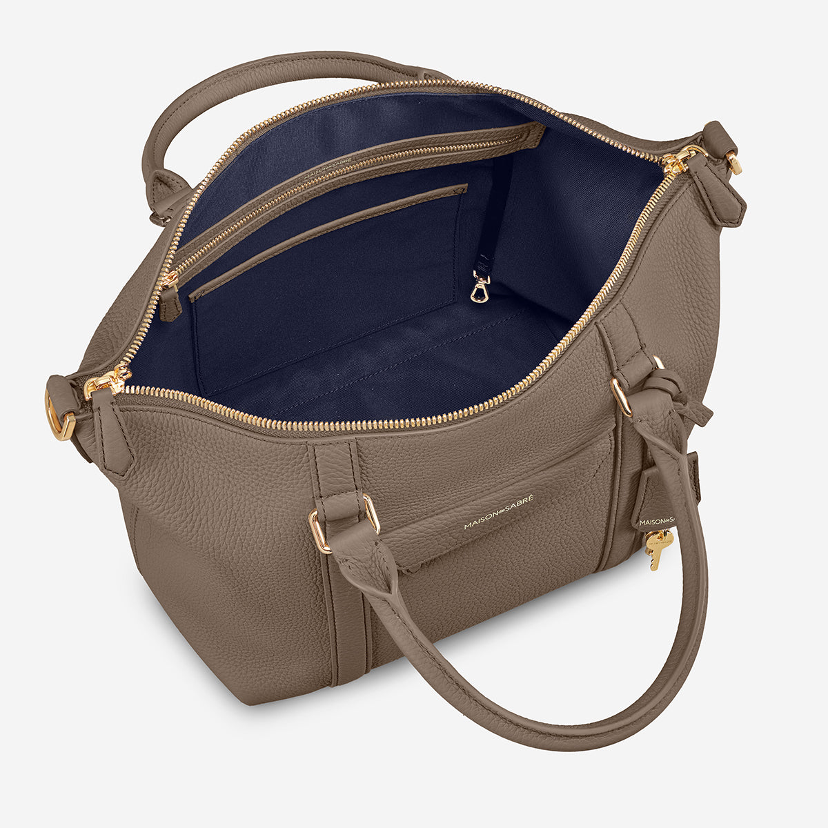 The Small Weekender - Cashmere Clay – MAISON de SABRÉ