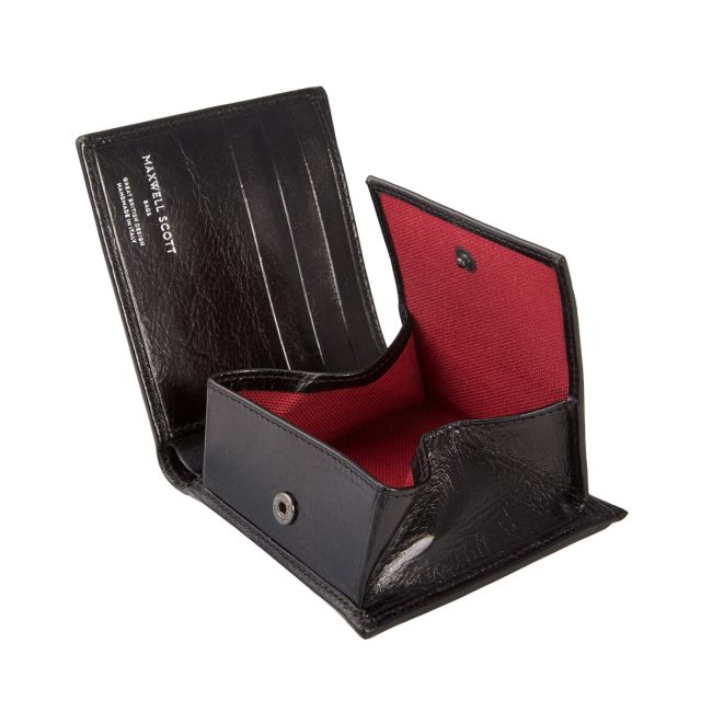 Ticciano Men's Italian Leather Bifold Wallet with Coin - Maxwell-Scott