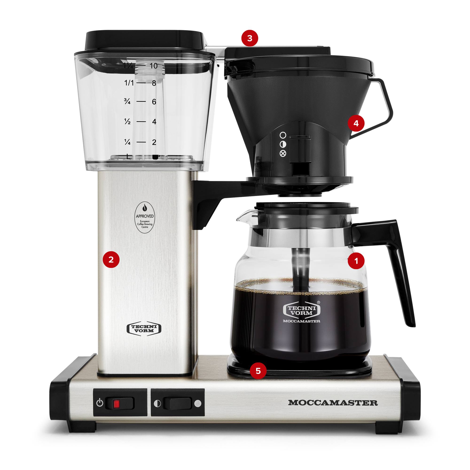 Moccamaster KB Manual Drip-Stop Coffee Brewer - Moccamaster USA