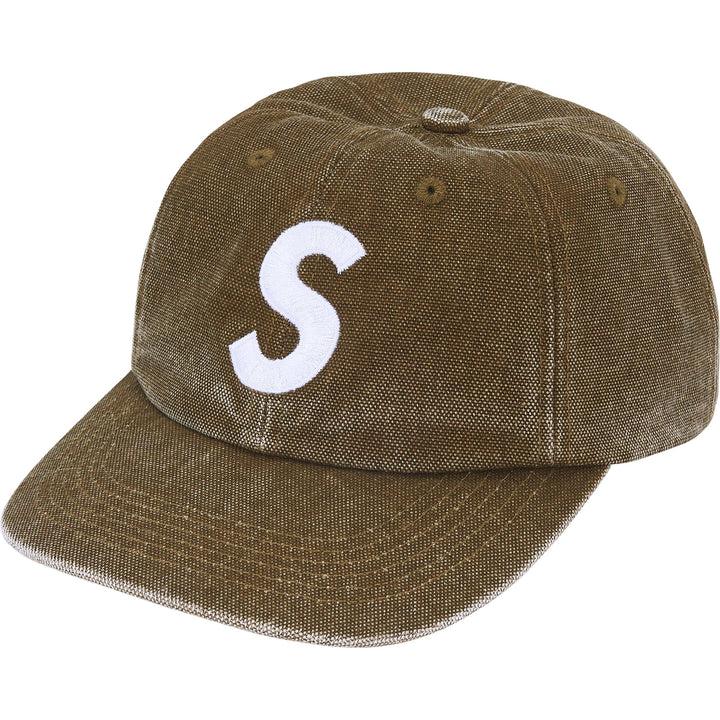 Supreme 25FW Pigment Coated Canvas S Logo 6-Panel