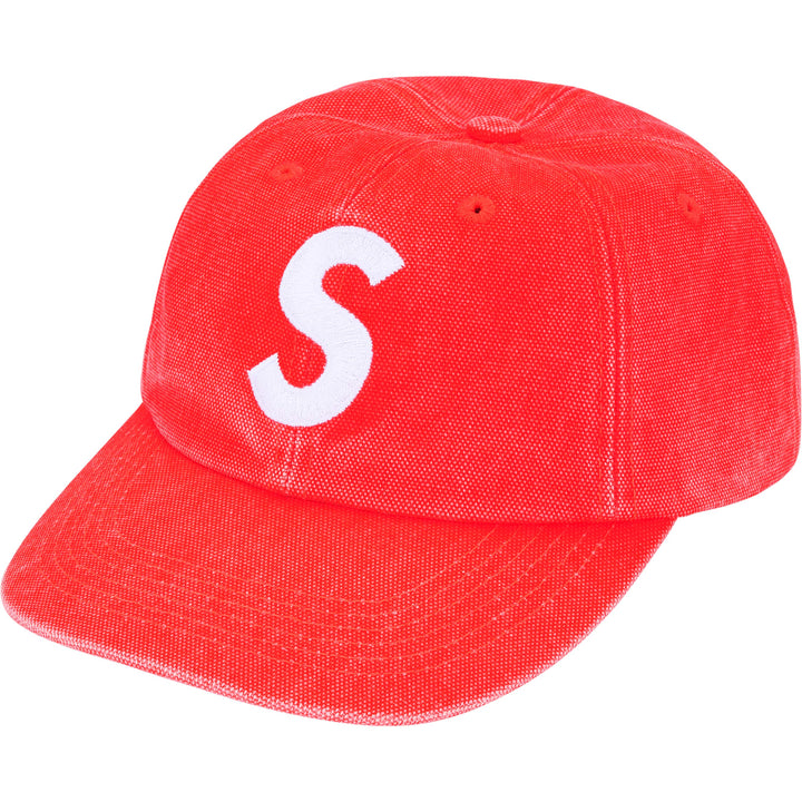 Supreme 25FW Pigment Coated Canvas S Logo 6-Panel
