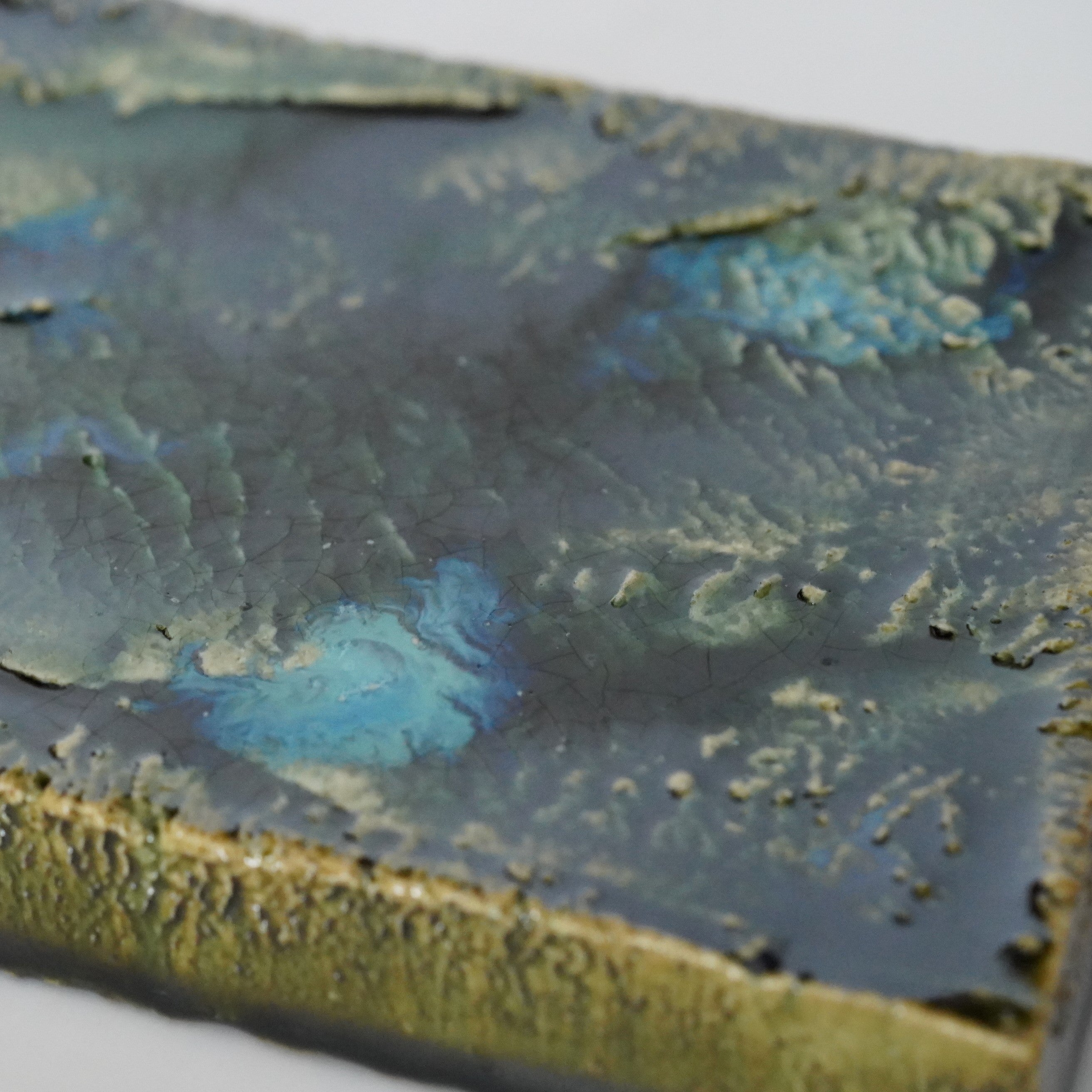 山口真人】織部付皿 – うつわ御結