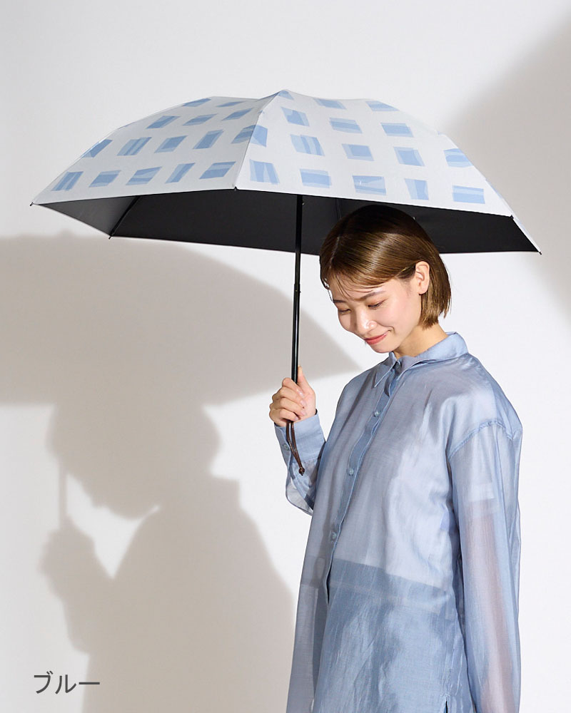 2025年新色】折りたたみ日傘、長傘 キューブ「ブルー」 発売のご案内