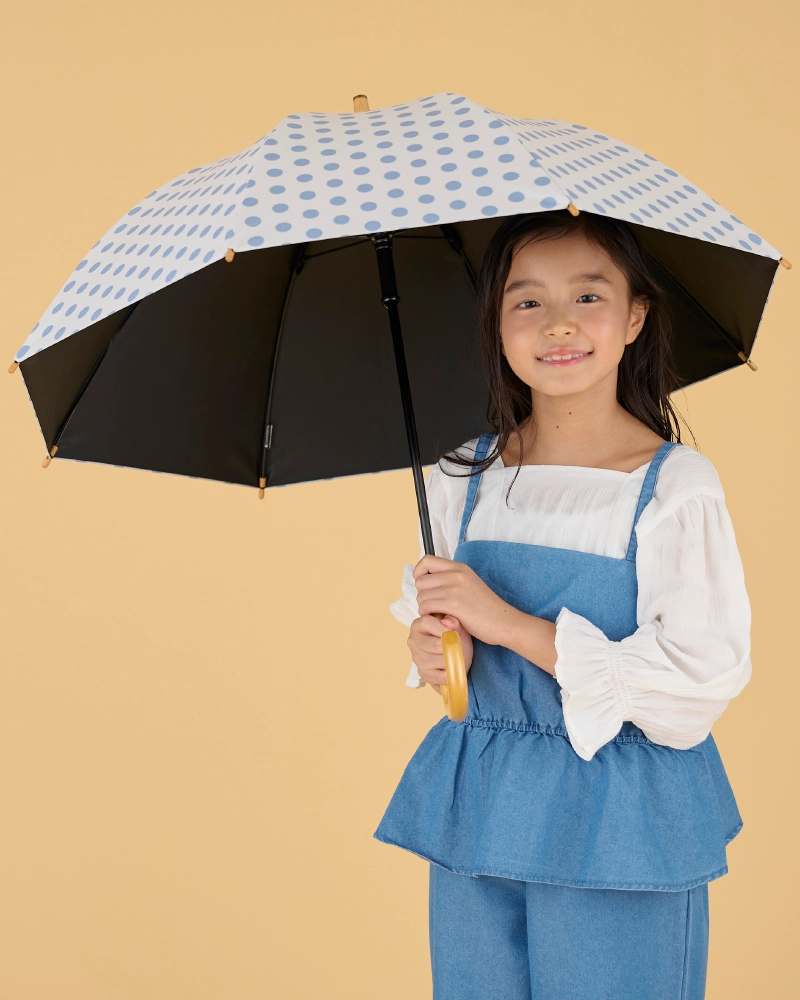 Sサイズ + plus / 水玉 | 完全遮光日傘｜サンバリア100