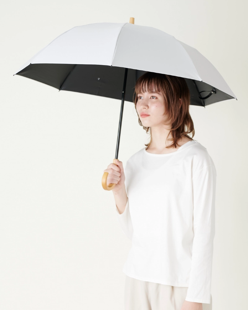 2段折 / 無地 | 完全遮光日傘｜サンバリア100