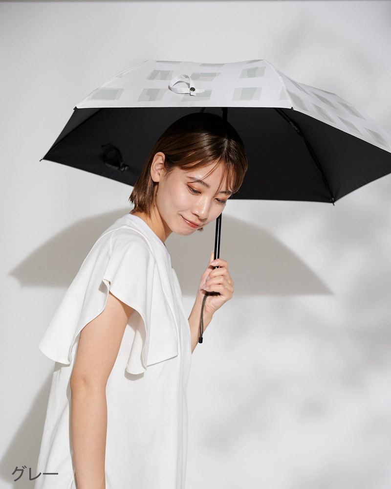 2段折 コンパクト / キューブ | 完全遮光日傘｜サンバリア100