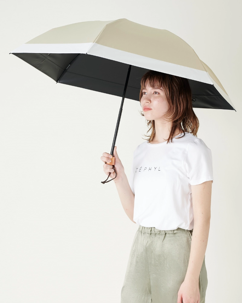 3段折 / コンビ | 完全遮光日傘｜サンバリア100