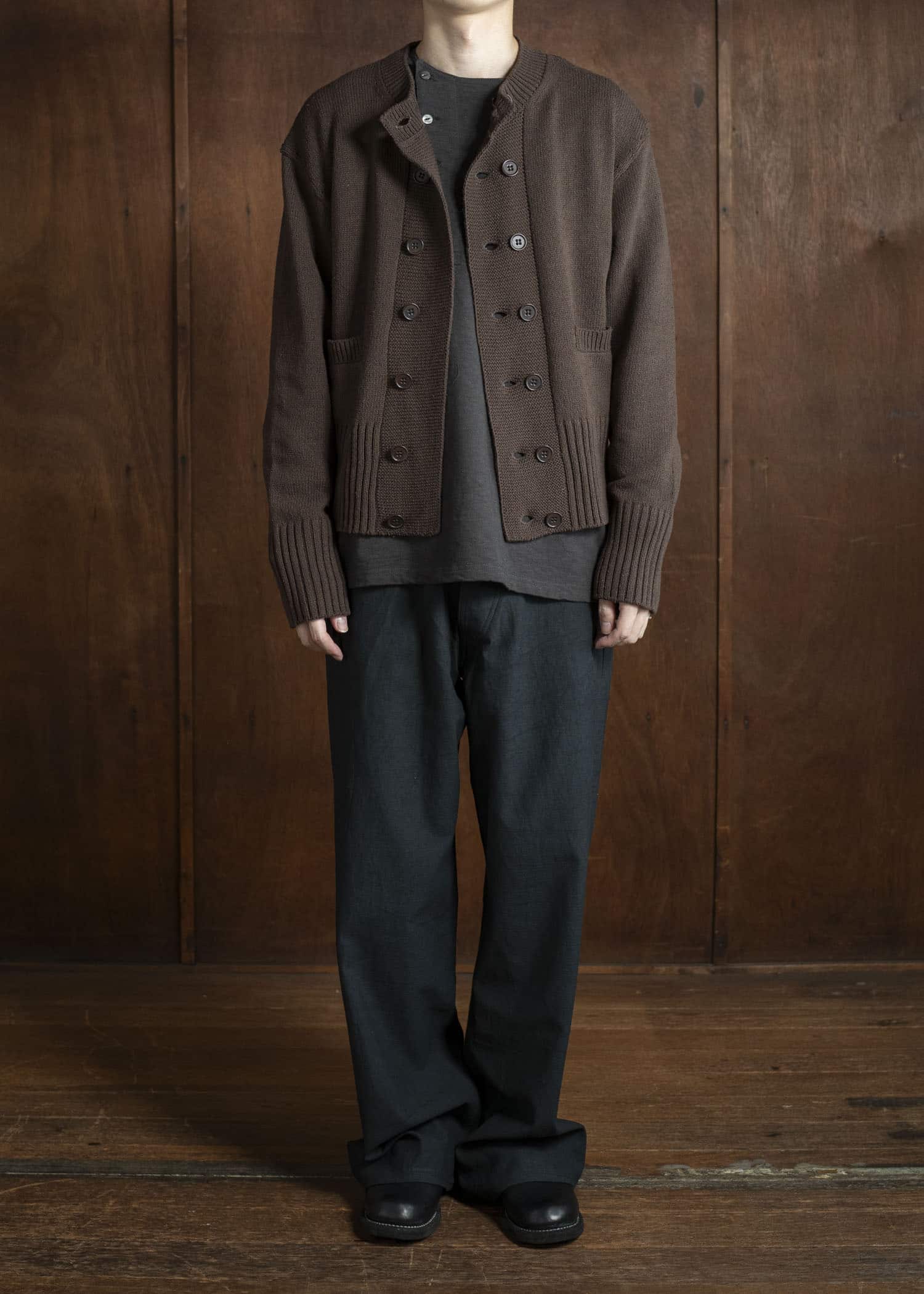 Taiga Takahashi Lot.506 DB Cardigan BROWN – VISION OF FASHION