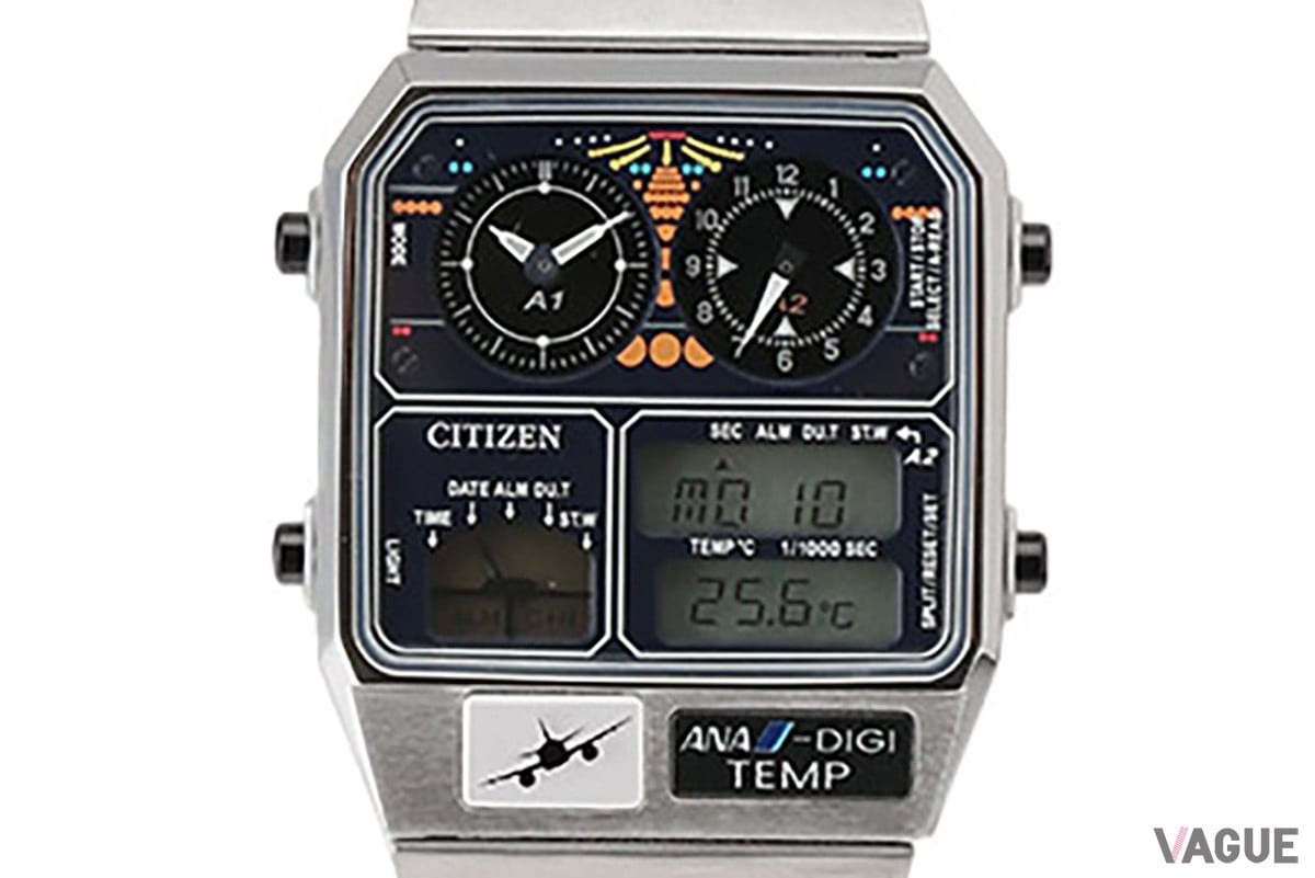 シチズンのアナデジテンプが「“ANA”デジテンプ」として復刻
