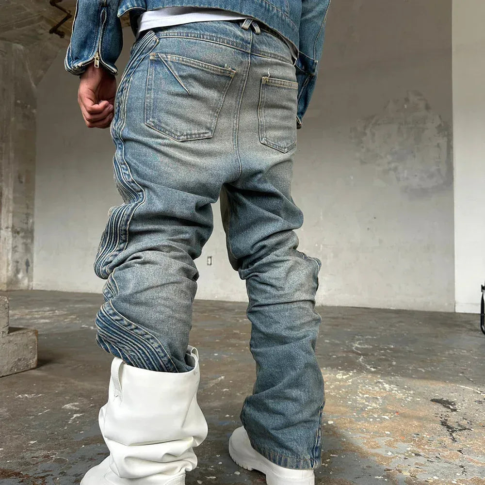 XWORE NYC(ウォー) 商品ページ - Waved Blue Denim - Blue - VENTURER