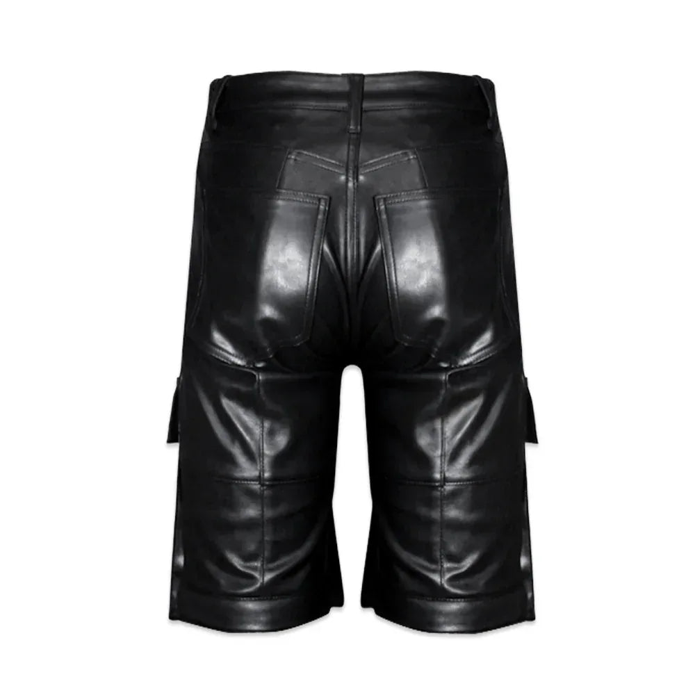 LAST NEST(ラストネスト)商品ページ - Faux Leather Cargo Pants V2