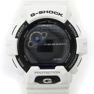 腕時計 電波 ソーラー デジタル GW-8900A マルチバンド6 白 ホワイト
