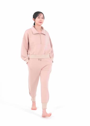 SUKALA】ダブルエアーセットアップ(M・Lサイズ スモークピンク・ライト