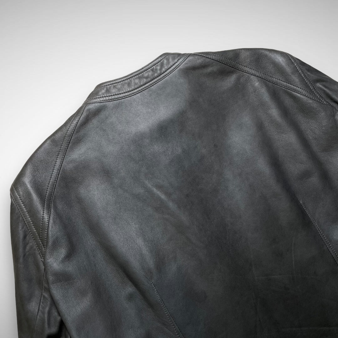Rick Owens 'Intarsia' Calf Leather Jacket (FW2014) – VILIS VINTAGE