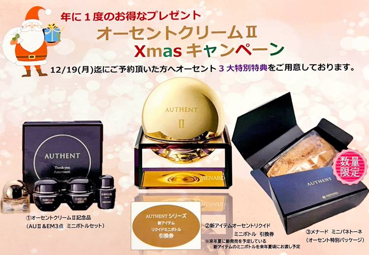 メナード オーセントリクイド・オーセントクリーム ミニボトルセット