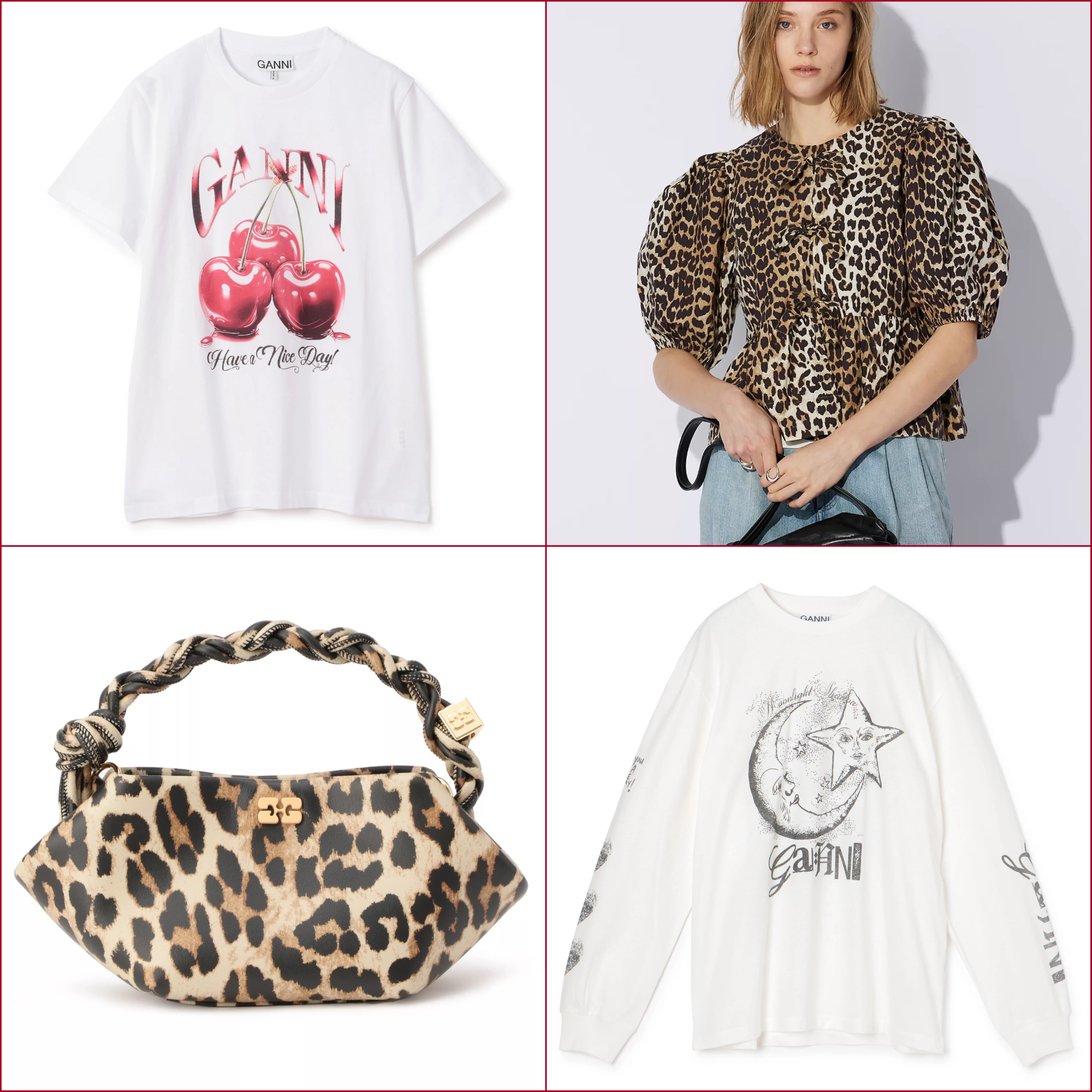 mirabella】GANNIの「レオパード柄」と「プリントT」に注目！ | HAPPY