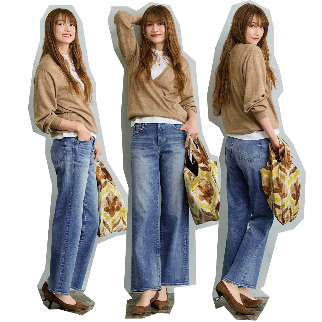 RED CARD TOKYOのデニム35th Anniversaryストレート Marisol2月号2026