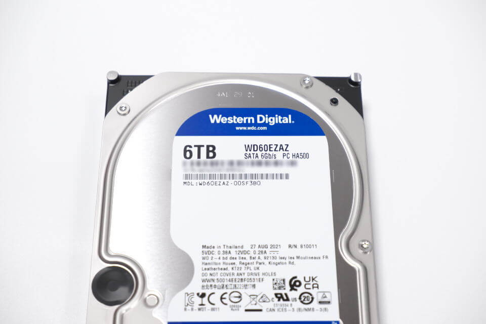 WD60EZAZ-RT】6TB HDDのレビュー【WD60EZAZ-ECとの違い】 - Raison