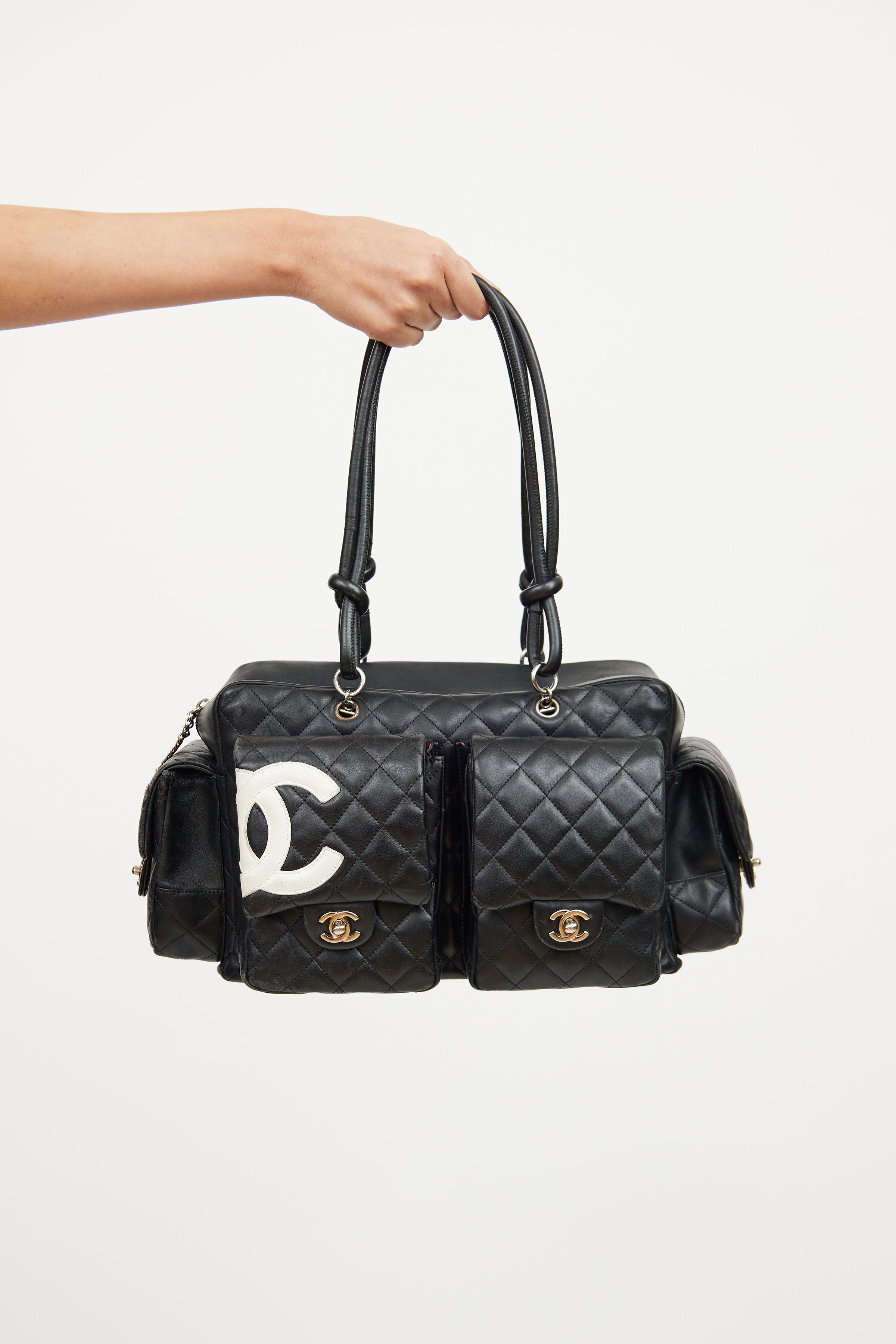 Chanel // Black Cambon Multi Pocket Reporter Bag – VSP Consignment