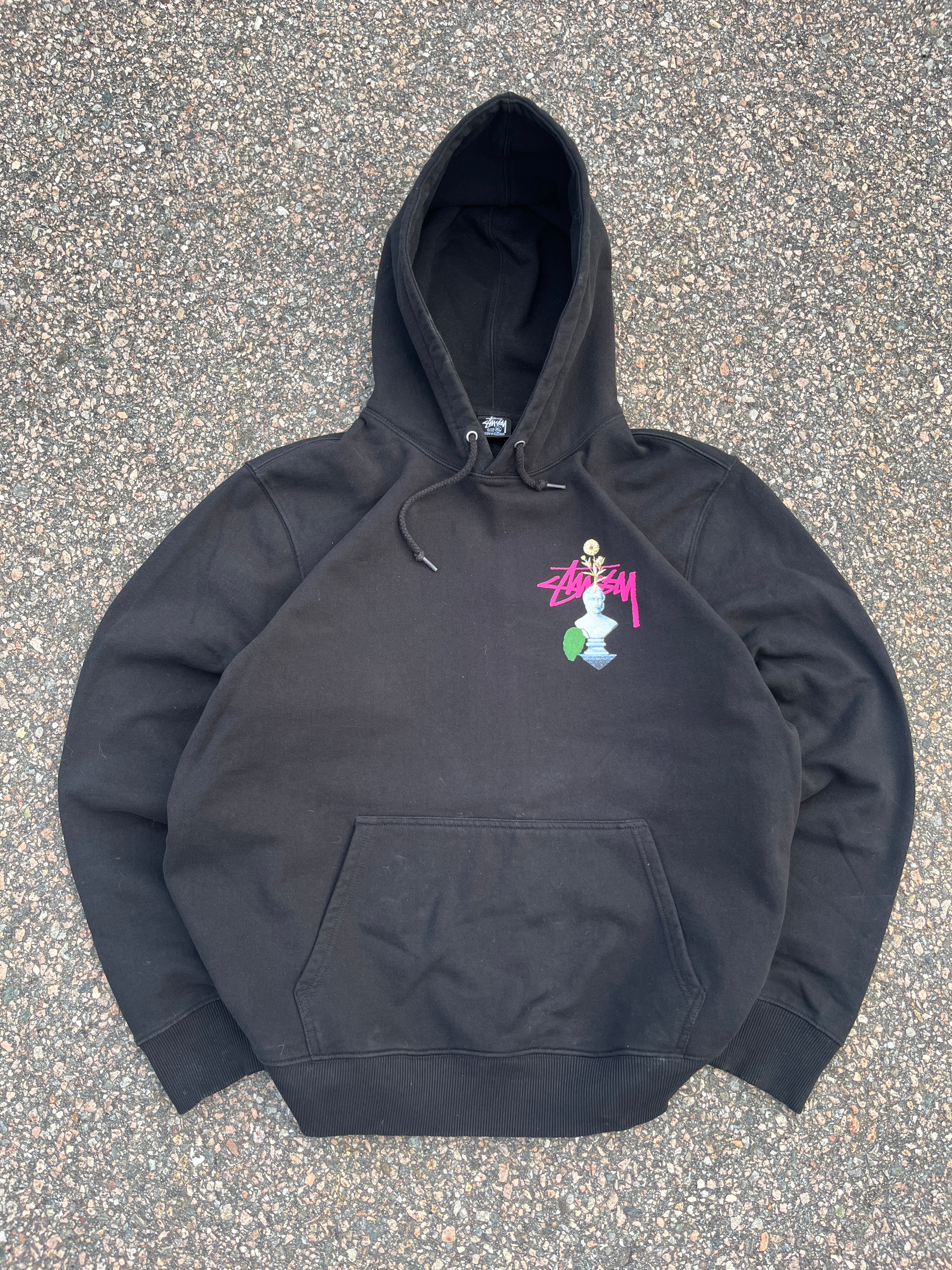 Rare Black Stussy Psychedelic Hoodie - XL – VTG By Mike
