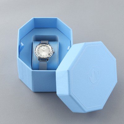 Swarovski Octea Nova Silver Dial Silver Mesh Strap Watch for Women