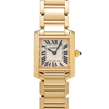 カルティエ タンク フランセーズ SM W50002N2 シルバー レディース