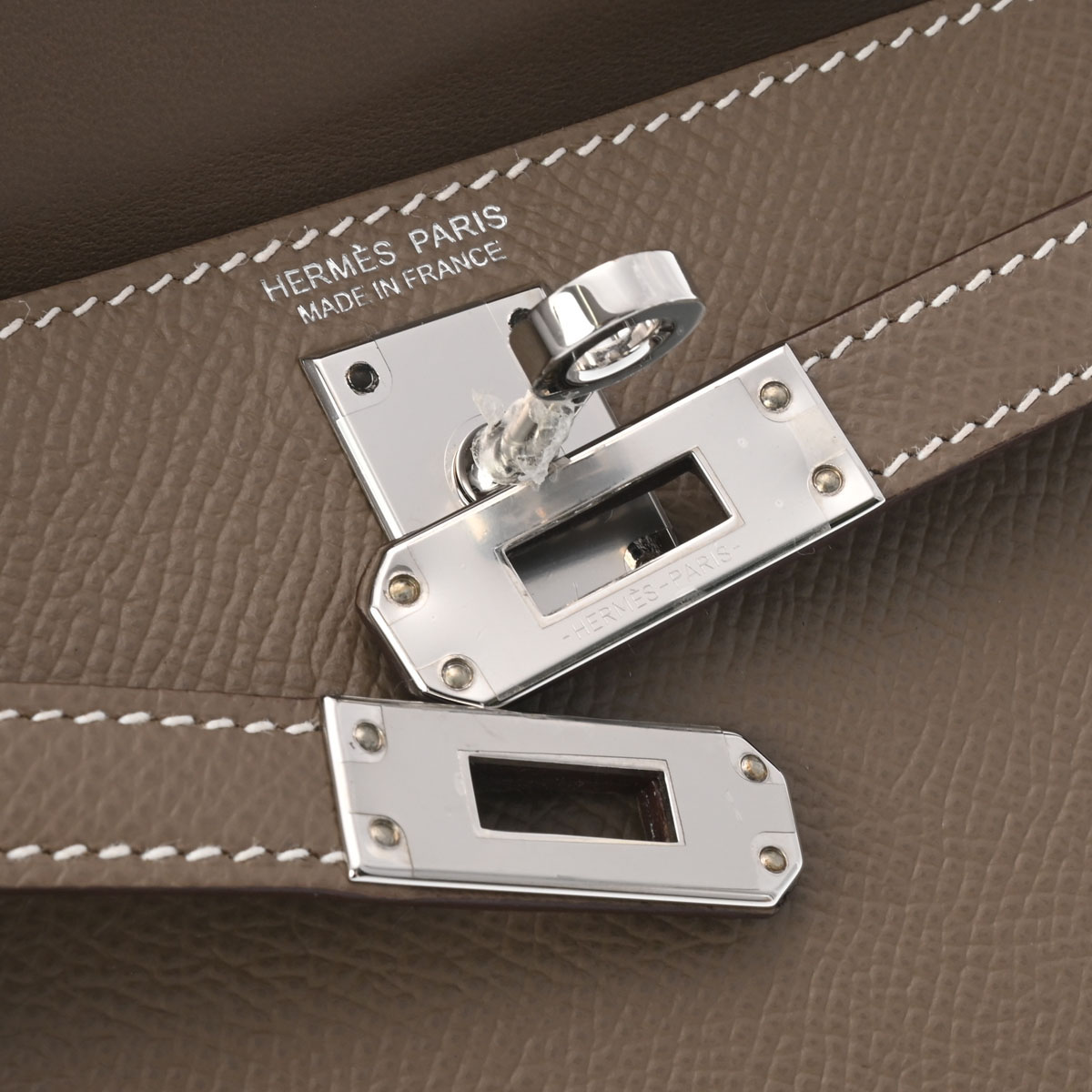 エルメス / HERMES ミニケリー2 2WAY エトゥープ/パラジウム金具