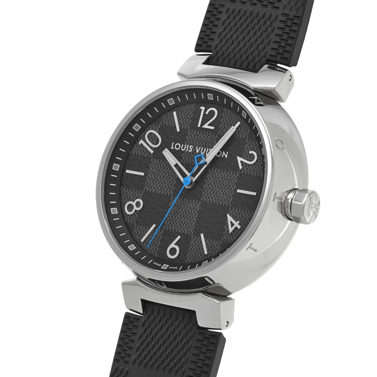 ルイ ヴィトン タンブール ダミエ・グラフィット 41.5mm QA073Z ダミエ