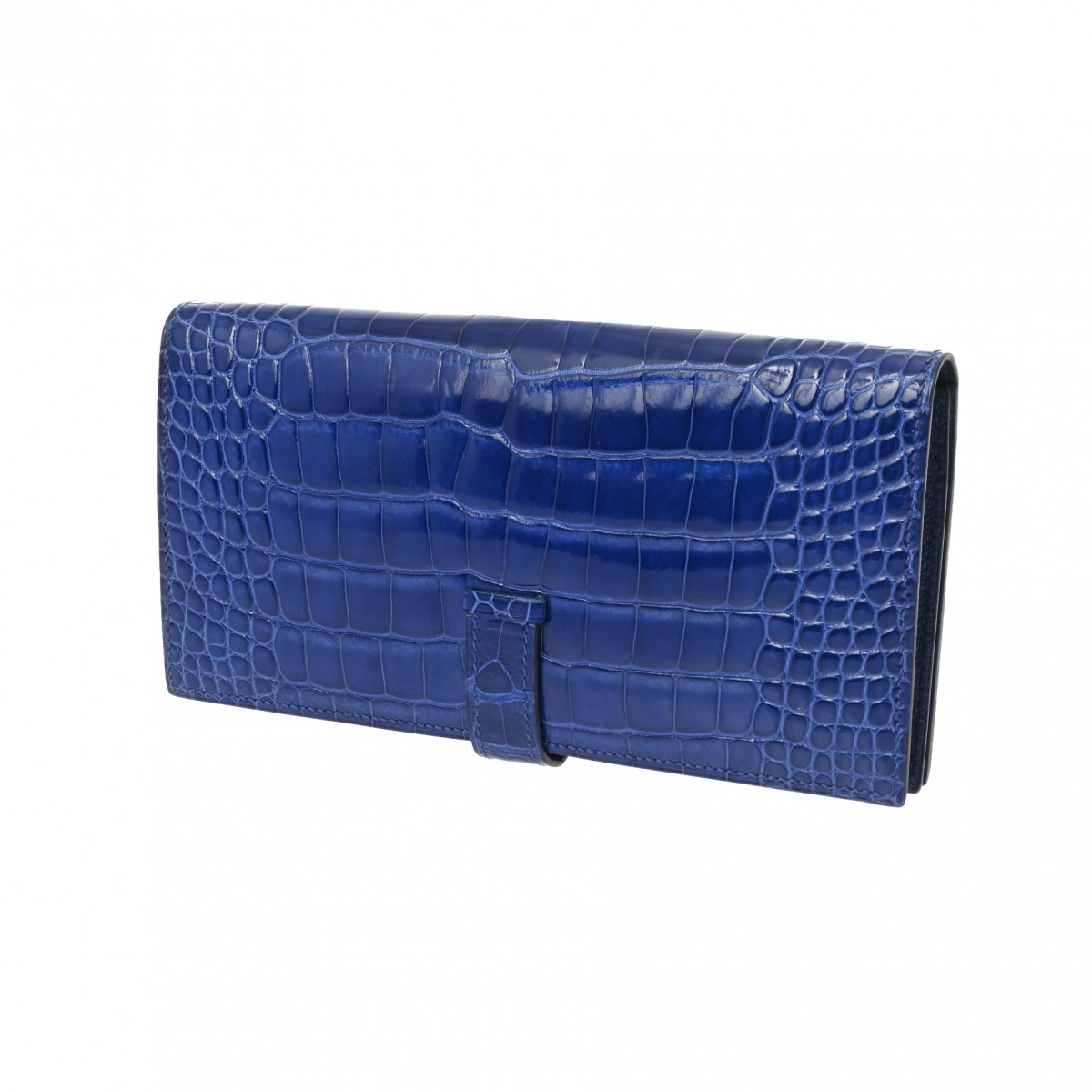 エルメス ベアンスフレ ブルーエレクトリック アリゲーターリセ ユニ