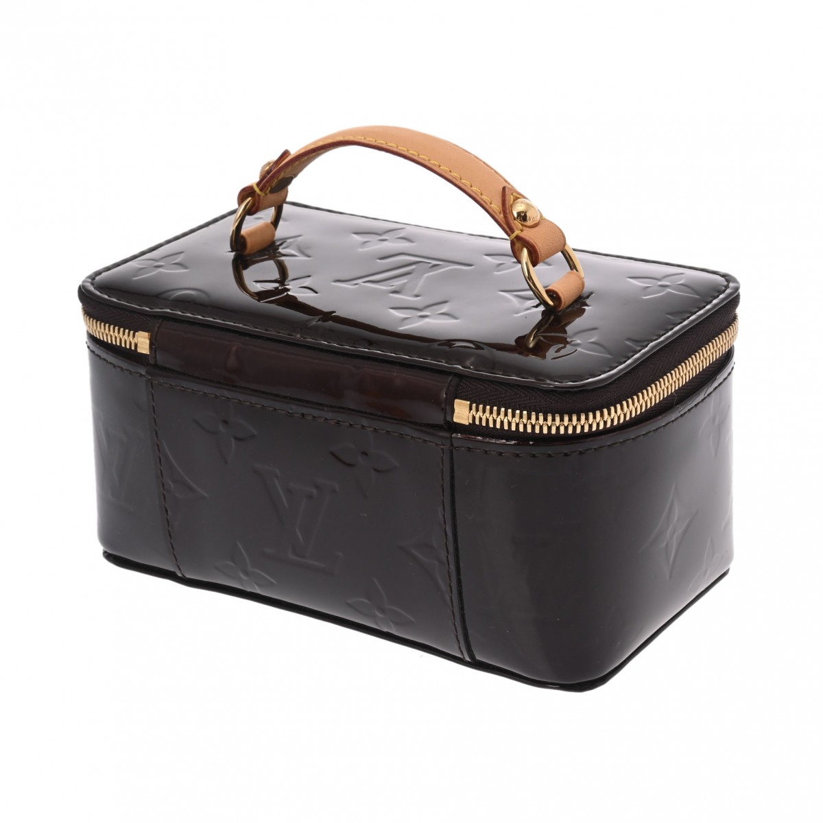 ルイ ヴィトン ヴェルニ ジュエルケース アマラント M91272 モノグラム