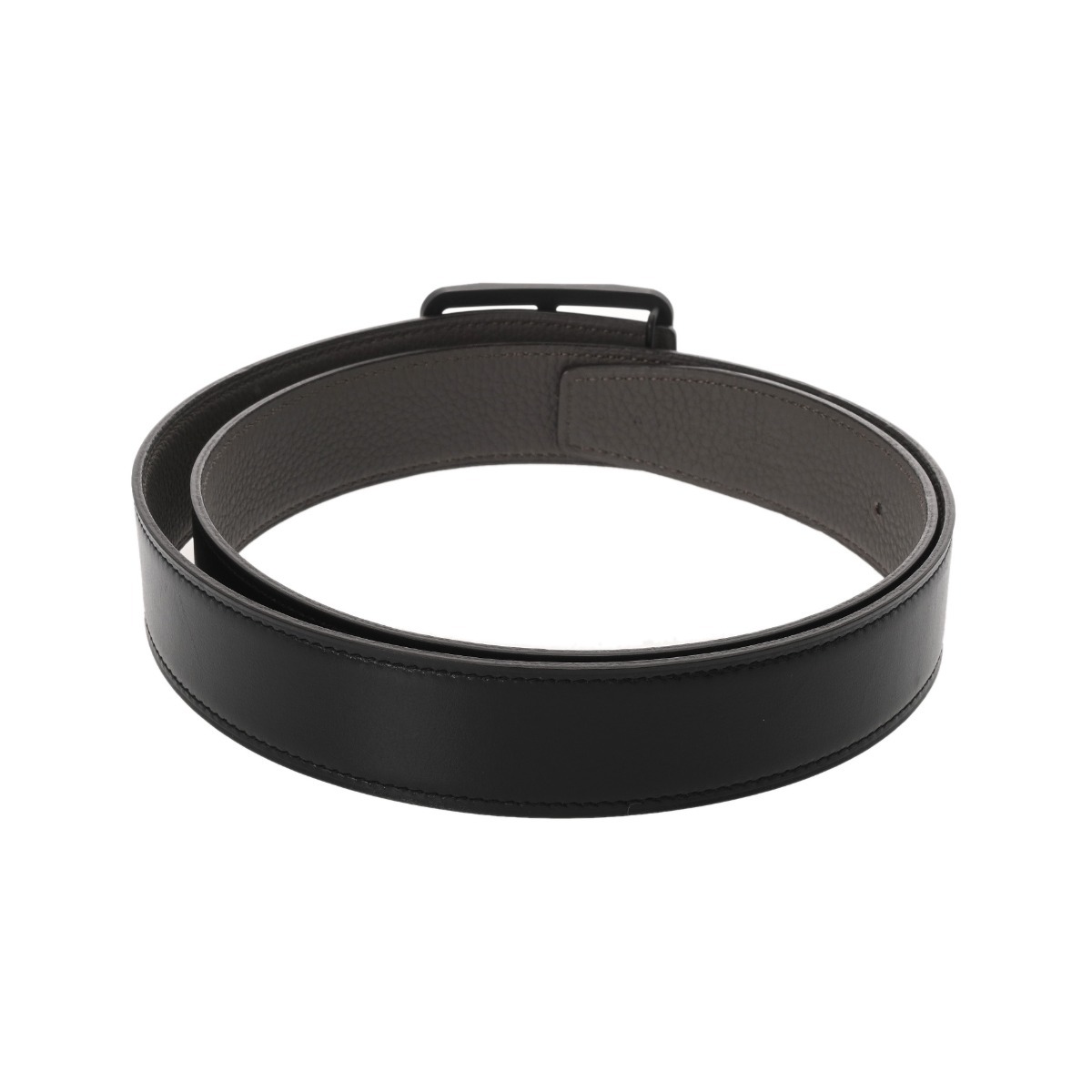 エルメス ベルトバックル＆リバーシブルベルト #85 ブラック/エタン