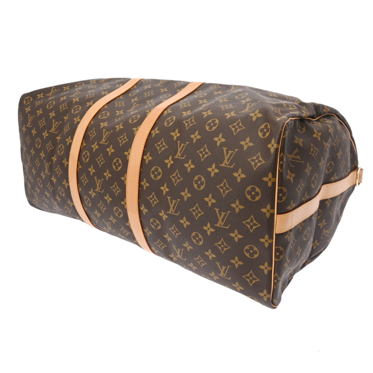 ルイ ヴィトン モノグラム キーポル バンドリエール 60 2WAY ブラウン