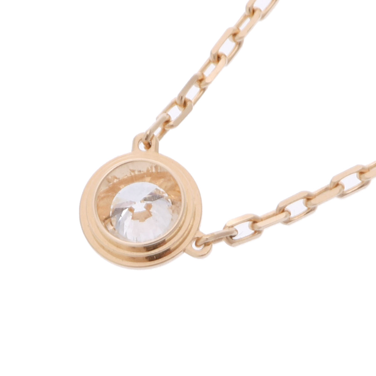 カルティエ ダムールネックレス LM ゴールド K18イエローゴールド YG