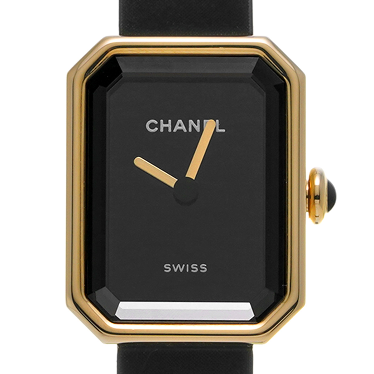 シャネル プルミエール リボン H6125 ブラックラッカー レディース