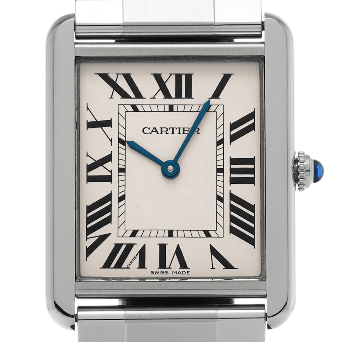 カルティエ タンク ソロ LM W5200014 シルバー メンズ 時計 【中古